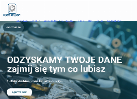 Strona internetowa z FORTIS Recovery Odzyskiwanie danych Kraków