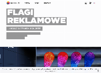 Strona internetowa z INTEXPRINT Producent Flag Reklamowych