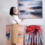 LANDSCAPE ABSTRACT PAINTINGS RENATA DYK