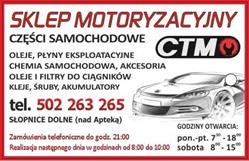 Sklep Motoryzacyjny CTM