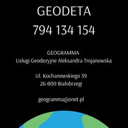 GEOGRAMMA Usługi Geodezyjne Aleksandra Trojanowska