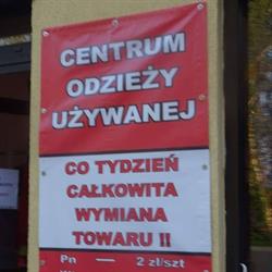 Centrum odzieży używanej- Janikowo