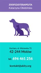 Zoofizjoterapeuta Katarzyna Obidzińska