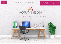 Strona internetowa z Agrav Media