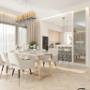 Jadalnia w stylu soft glamour
