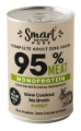 Smart Nature Pure RABBIT 95% MIĘSA Monoproteinowa wysokomięsna karma mokra dla psa