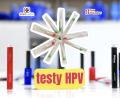 Testy HPV (14 podtypów wirusa).