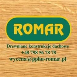 ROMAR. Wiązary dachowe. Prefabrykowane konstrukcje drewniane.