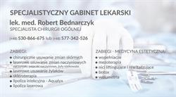 Bednarczyk Robert, lek. med. Indywidualna praktyka lekarska