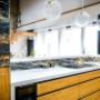 Blat granit Taurus Black i konglomerat Siquartz Gold