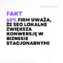 68% firm uważa, że SEO lokalne zwiększa konwersję w biznesie stacjonarnym