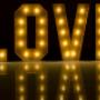Napis LOVE wynajem Lublin