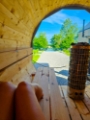 sauna - hytte na wyspie