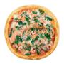 pizza z krewetkami