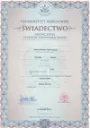 Świadectwo UW PS