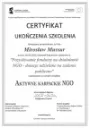 Certyfikat AK NGO