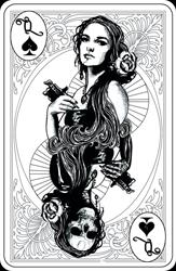 Dama Pik tattoo