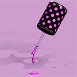 Pink Dots Nail Art Anna Kozłowska