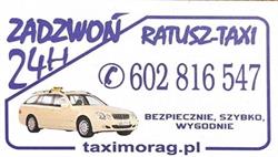 Ratusz Taxi Morąg 602 816 547 Postój Taxi