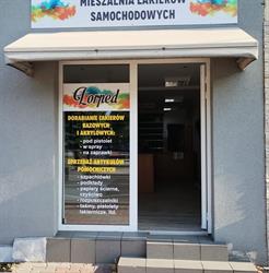 Mieszalnia lakierów samochodowych.Lorped