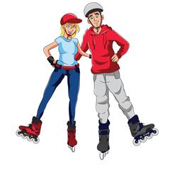 Rollersi - nauka jazdy na rolkach