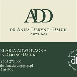 Adwokat dr Anna Deryng-Dziuk