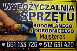 Majsterek - Wypożyczalnia sprzętu budowlanego i ogrodniczego