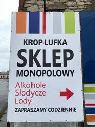 Sklep monopolowy "Krop-Lufka"
