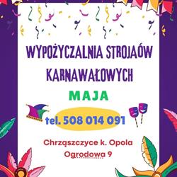 Wypożyczalnia strojów karnawałowych Maja Opole