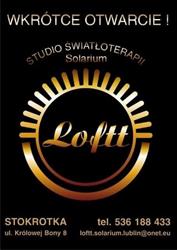 Solarium, Studio Światłoterapii Loftt