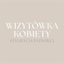 Wizytówka Kobiety stylizacja paznokci
