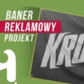 Baner reklamowy projekt wielkoformatowego baneru do druku