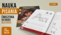 Nauka pisania literek do wydruku PDF alfabet i liczby szablon