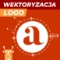 Wektoryzacja logo grafik AI Ręczna zmiana jpg bitmapa rastrowa na wektor