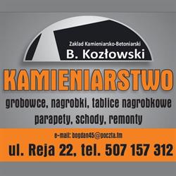 Kamieniarstwo-Nagrobki B. Kozłowski