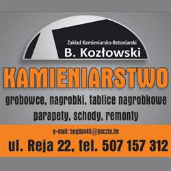 Kamieniarstwo-Nagrobki B. Kozłowski