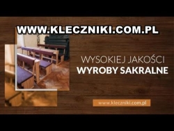 Klęcznik kościelny, do modlitwy, z siedziskiem