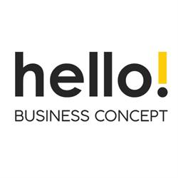 Hello business concept