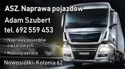 ASZ. NAPRAWA Pojazdów Adam Szubert