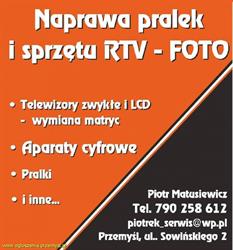 Naprawa pralek i sprzętu RTV