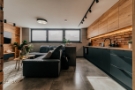 kuchni ai salon w apartamencie na parterze - Zakątek dla Duszy