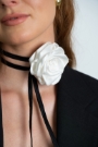 Jedwabny choker na szyję BOMOYE