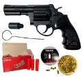 REWOLWER HUKOWY 6MM Fenix DŁUGI + 100 SZTUK AMUNICJI LONG + 50 SZTUK RAC HUKOWYCH