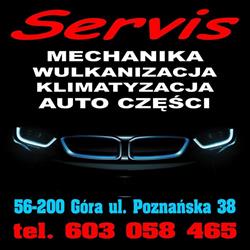 Servis - Mechanika Wulkanizacja Opony Klimatyzacja 56-200 Góra