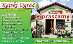 Sklep ogrodniczy Rajski Ogród