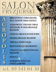 FIRMA HANDLOWO-USŁUGOWO SALON FRYZJERSKI"ACROPOLIS"AGNIESZKA LECH
