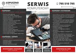 Serwis komputerowy i naprawa AGD Łopuszno