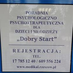 NZOZ MEDIKAL- Poradnia Psychologiczna i Psychoterapeutyczna dla Dzieci i Młodzieży "Dobry Start"