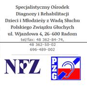 APARATY SŁUCHOWE I REHABILITACJA DZIECI SODiR RADOM