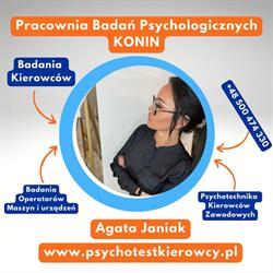 Agata Janiak - Pracownia Badań Psychologicznych Konin